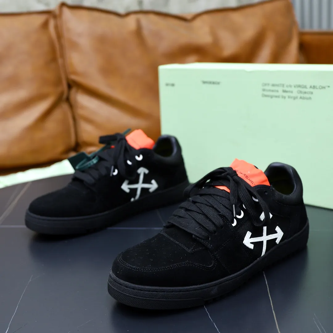 Men's shoes: 462💰💶【off-white】👫 Original one-to-one replica, high-end quality🥳The latest model has not been listed on the official website yet, the top version. Fabric: Imported original leather splicing Lining: Imported breathable mesh Outsole: Original rubber soft, light and wear-resistant Outsole Male 38-44 (customized for 45 and 46)